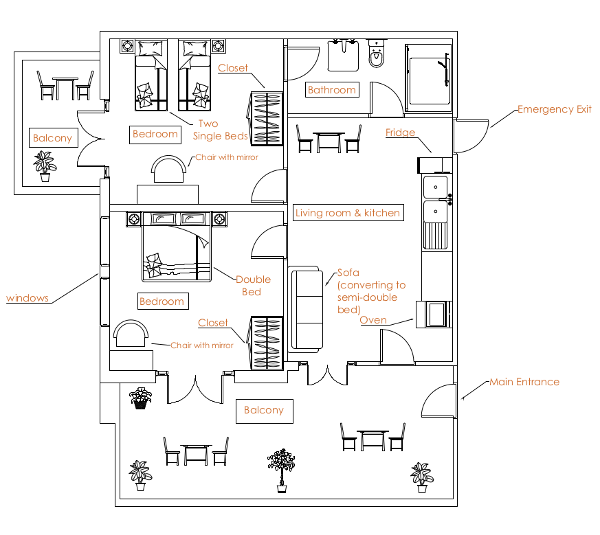 apartment-building interior