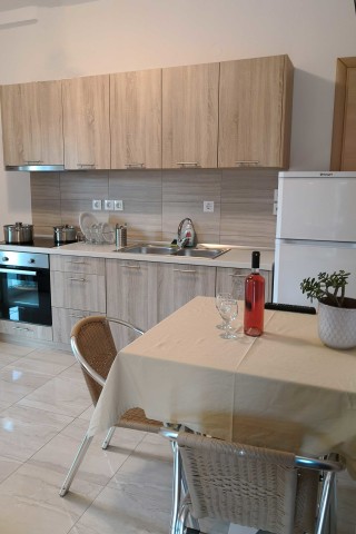 superior apartment porto thassos kitchen table