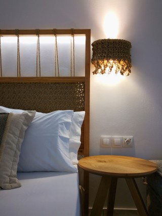 superior studio porto thassos cozy bed light